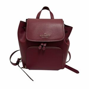 Kate Spade Wine Pebbled Leather Backpack